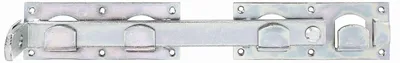 Produktbild von Alberts Doppeltorüberwurf mit versenkten Schraublöchern | galvanisch verzinkt | Dickschichtschutz | Gesamtlänge: 423 mm | Plattenlänge: 180 mm