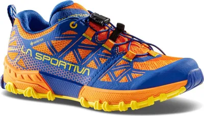 Zdjęcie produktu dla Bushido II JR GTX, buty do biegania w górach, dzieci – La Sportiva, rozmiar: 33, kolor: O06Y00-Tiger/Yellow