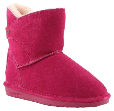 Produktbild von Bearpaw - "Mia Pom Berry" Schneestiefel für Damen, Leder PP11327 (34 EU) (Pink)