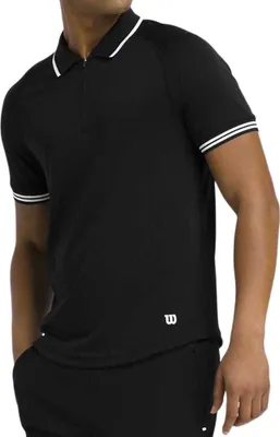 Produktbild von Wilson Players Seamless 2.0 Kurzarm-poloshirt Schwarz S Mann Schwarz S