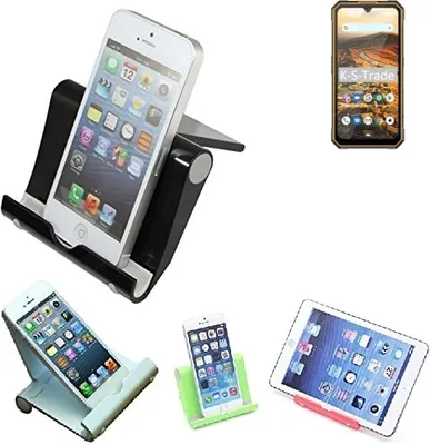 Produktbild von K-S-Trade Handy-Ständer kompatibel mit Cubot KingKong 5 faltbarer Tischständer Smartphone Tablet Halterung Reise