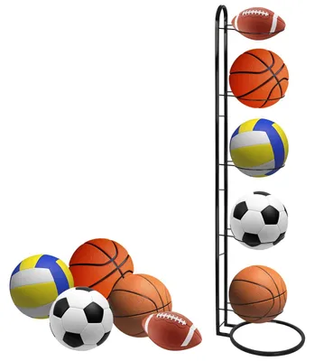 Productafbeelding van Solidchoice - Multifunctionele Opbergstandaard voor Sportballen