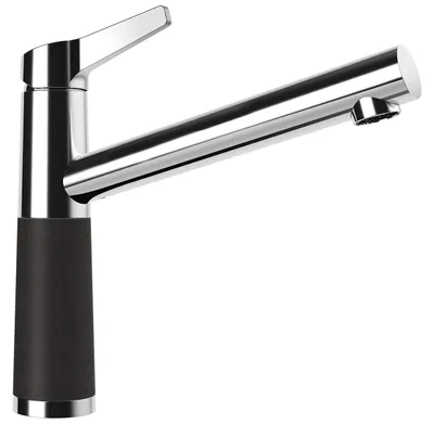 Produktbild von SCHOCK Armatur SC-510 in ONYX mit Festauslauf / CRISTALITE® Basic Line / Einhebelmischer