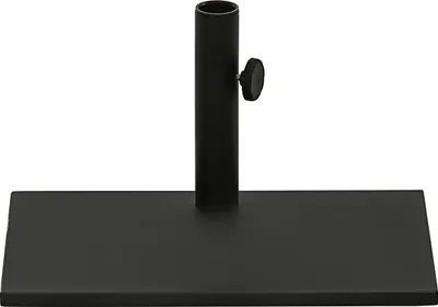 Produktbild von Dehner Schirmständer für Balkon, 49 x 30 x 24.5 cm, 20 kg, Metall, schwarz