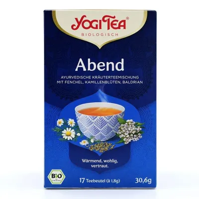 Produktbild von Yogi Tea Abend Tee , Filterbeutel, 17 Stück