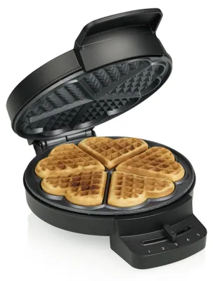 Immagine prodotto di Princess Waffeleisen Deluxe, 5 forme a cuore, 1000 W, rivestimento antiaderente