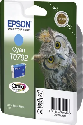 Produktbild von Epson Tintenpatrone cyan T 079                     T 0792