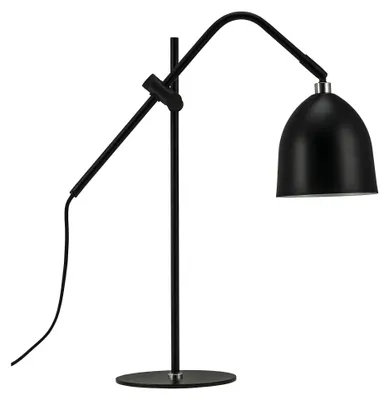 Image de Lampe de table, lampe de chevet, lampe de bureau, lampe de lecture LED, Easton Noir