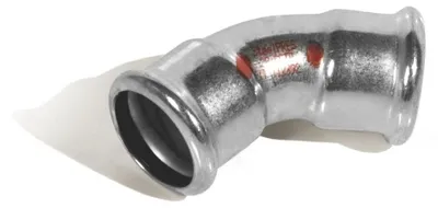 Produktbild von 45°-Bogen, Pressfitting, Kupfer – Metallverbindungsarmaturen