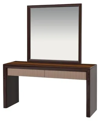 Produktbild von Moderner Brauner Schminktisch Designer Frisiertisch Kosmetiktisch