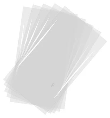 Produktbild von 50 Stück Klare Schrumpftüten - 45x61cm für Verpackungen