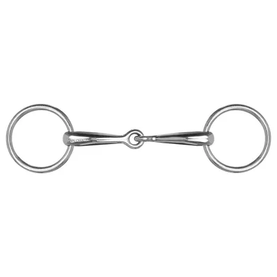 Immagine prodotto di Filetto con anelli, acciaio inox, massiccio, 11,5 cm