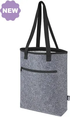 Produktbild von L-merch 210743 | Felt Cooler Bag 12L Kühltasche - Farbe: Medium Grey - Größe: 40 x 40 x 11 cm