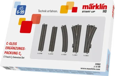 Image de Märklin 24902 H0 Märklin Start up - Coffret de complément voie C C2