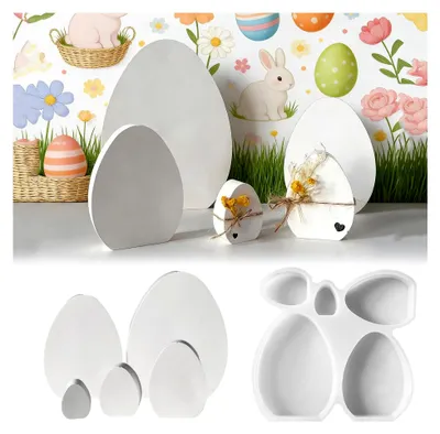 Produktbild von Silikonformen für Ostern, Gießformen für DIY-Osterdeko