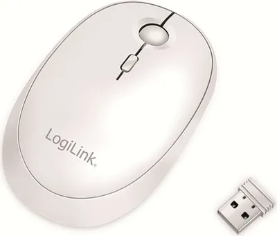 Produktbild von LogiLink Dual-Maus weiß 2,4 GHz Funk/Bluetooth