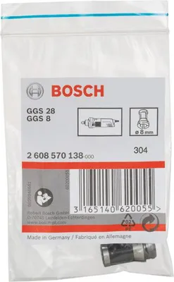 Produktbild von Spannzange ohne Spannmutter, 8 mm, für Bosch-Geradschleifer