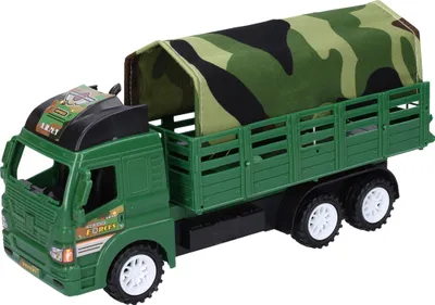 Image de Camion militaire avec bâche plastique 28cm
