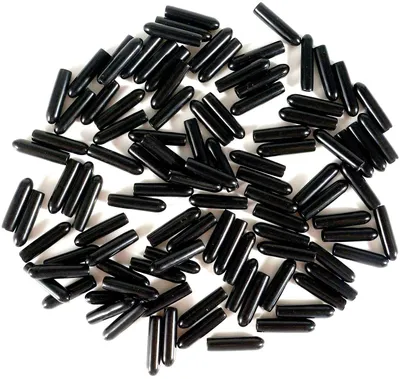 Gewindeschutzkappen PVC 18 mm Schwarz 50 Stück