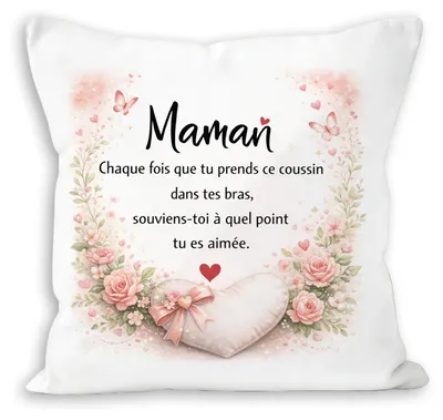 Kissen für Mama – Geburtstags-, Muttertags- und Weihnachtsgeschenk