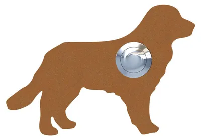 Produktbild von Türklingel Hund ''Balu'' in Rost