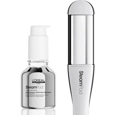 Produktbild von SteamPod 4 - Professioneller Dampf-Haarglätter und Lockenstab - L‘OREAL PROFESSIONNEL - 3 Temperaturen - Gerät + konzentrierte Glättungsbehandlung