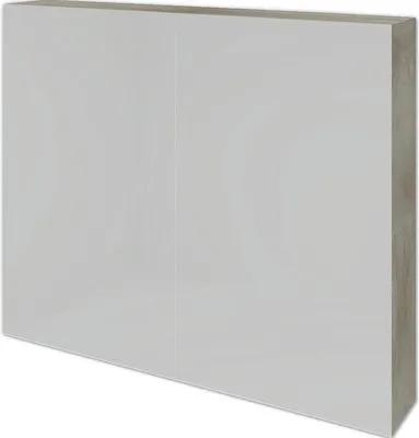 Produktbild von Spiegelschrank Sanox 80 x 13 x 65 cm grain oak 2-türig