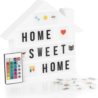 Immagine prodotto di EASYmaxx LED light box house - 173 lettere e 150 moodji