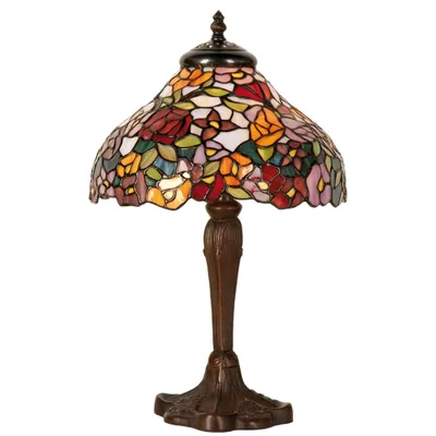 Produktbild von LumiLamp 5LL-1130 Tiffany Tischlampe Braun Rot 40x26 cm