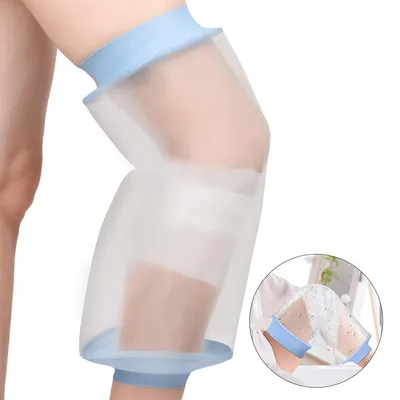 Produktbild von Wasserdichter Knie-Gipsüberzug, wasserdichter Bein-Gipsüberzug, Duschbeinabdeckung,schützt Verband,Dressing, geeignet für Bein-,Knie-und Knöchelbrüche