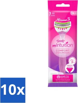 Produktbild von Wilkinson - Einwegrasierer - Xtreme 3 Beauty - Comfort - 1 Rasierklinge - Vorteilspack - 10 Stücke