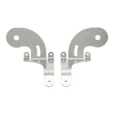 Immagine prodotto di 2 pezzi staffa di montaggio faro sinistra destra acciaio inox cromo sostituzione per Mini R50 R52 R53