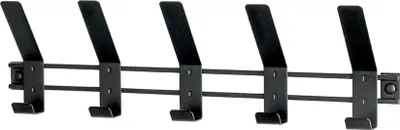 Produktbild von Garderobenleiste >54534< in schwarz, Metall - 52x14x6cm (BxHxT)
