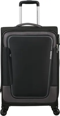 Produktbild von American Tourister Pulsonic Spinner 67 / 24 EXP TSA Trolley Asphalt Black schwarz 68cm