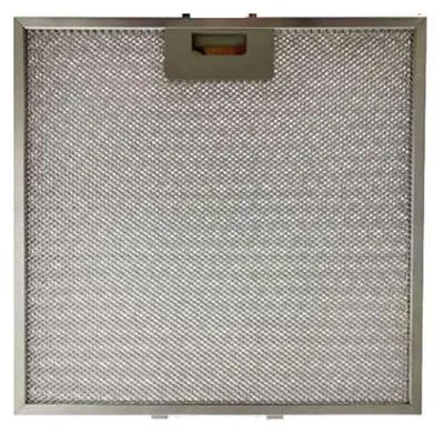 Abzugshauben-Fettfilter 320×320×9 mm, 5-lagig, Edelstahl