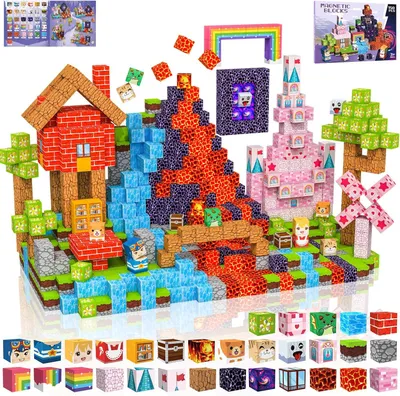 Produktbild von Magnetische Bausteine 150 Stücke 2 cm, Konstruktionsspielzeug, für Kinder 3-12 Jahre