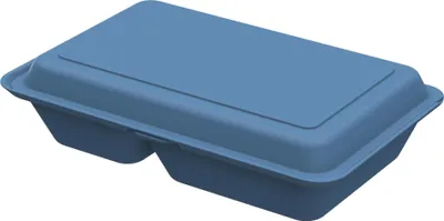 Produktbild von Menübox "Take away" Verpackung - Essensbehälter medium behagliches blau