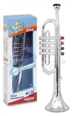 Produktbild von Bontempi Trumpet with 4 keys, Musikspielzeug, Trompete, 3 Jahr(e), Mehrfarbig