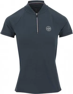 Produktbild von EQUITHÈME Emma Polo Shirt, Kurzarm Poloshirt verschiedene Farben, Farbe:marineblau, Damengröße:XL
