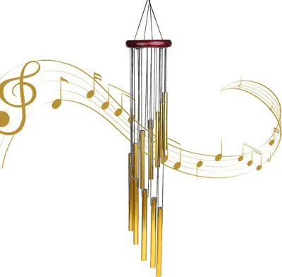 Produktbild von Windspiele Garten Windspiel Mit 12 Aluminium Rohre Windspiele Im Freien Mit S