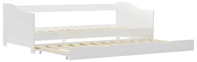 Obrázek produktu pro vidaXL Rozkládací pohovka Bílé borovicové dřevo 90×200 cm