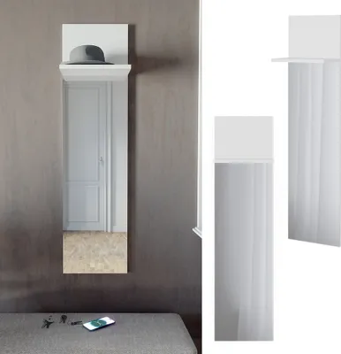 Immagine prodotto di Appendiabiti da parete Vicco Siri Bianco 36 x 135 cm con specchio, Model 51838