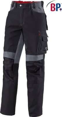 Produktbild von BP® Arbeitshose - schwarz/dunkelgrau - 64n