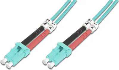 Produktbild von DIGITUS LWL Patchkabel LC -> LC 7.00m Multimode Duplex OM3