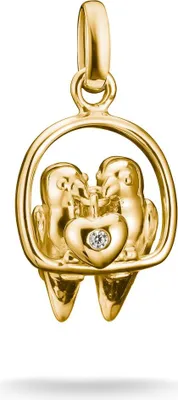 Image de THOMAS SABO Charm Connect Lovebirds Vergoldet CC1240-414-14