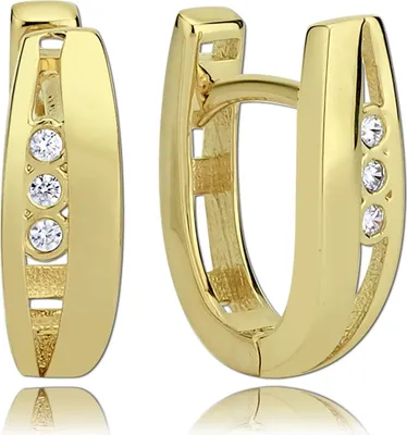 Produktbild von Balia Damen Gold 333 weiß, gold Ohrschmuck D2BGO0006GW