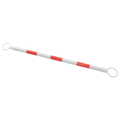 Zdjęcie produktu dla vidaXL Słupki teleskopowe do pachołków drogowych 2 szt. Plastikowe 116-197 cm