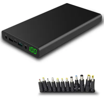 Produktbild von XORO MPB 3000 - Mobile Powerbank, 30.000 mAh Li-Ionen Technologie, USB 2.0 & USB 3.0 Anschluss, TYP-C Anschluss, 12/16/19 V Anschluss, Statusanzeige