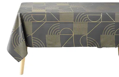 Produktbild von Tischdecke mit metallischem Muster LINEOR, 150 x 240 cm