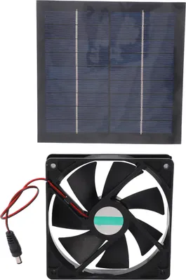 Produktbild von Solarbetriebener Ventilator, wasserdicht (IP65), 20 % Wirkungsgrad, Mini-Abluftventilator, umweltfreundlich, 20 W